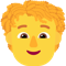 Person- Curly Hair emoji on Microsoft